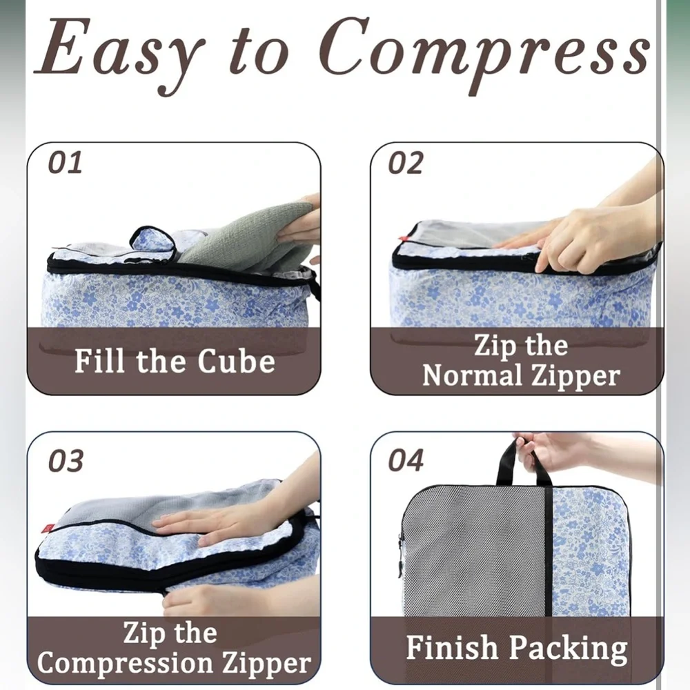 Travel Packing Cubes Set of 4